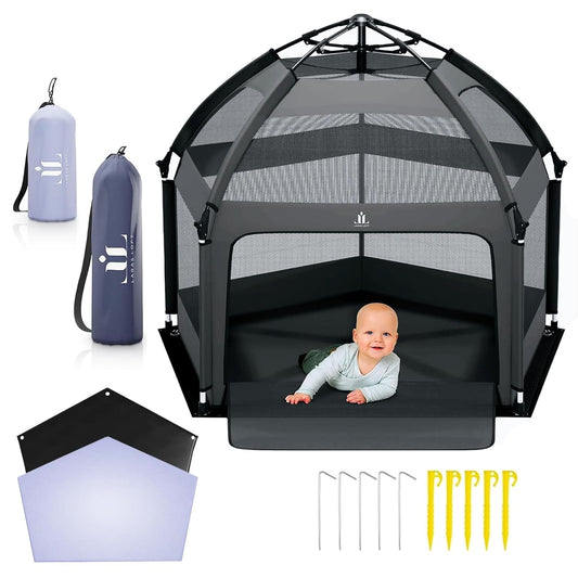 Orbsybaby Luxury Playpen with Canopy