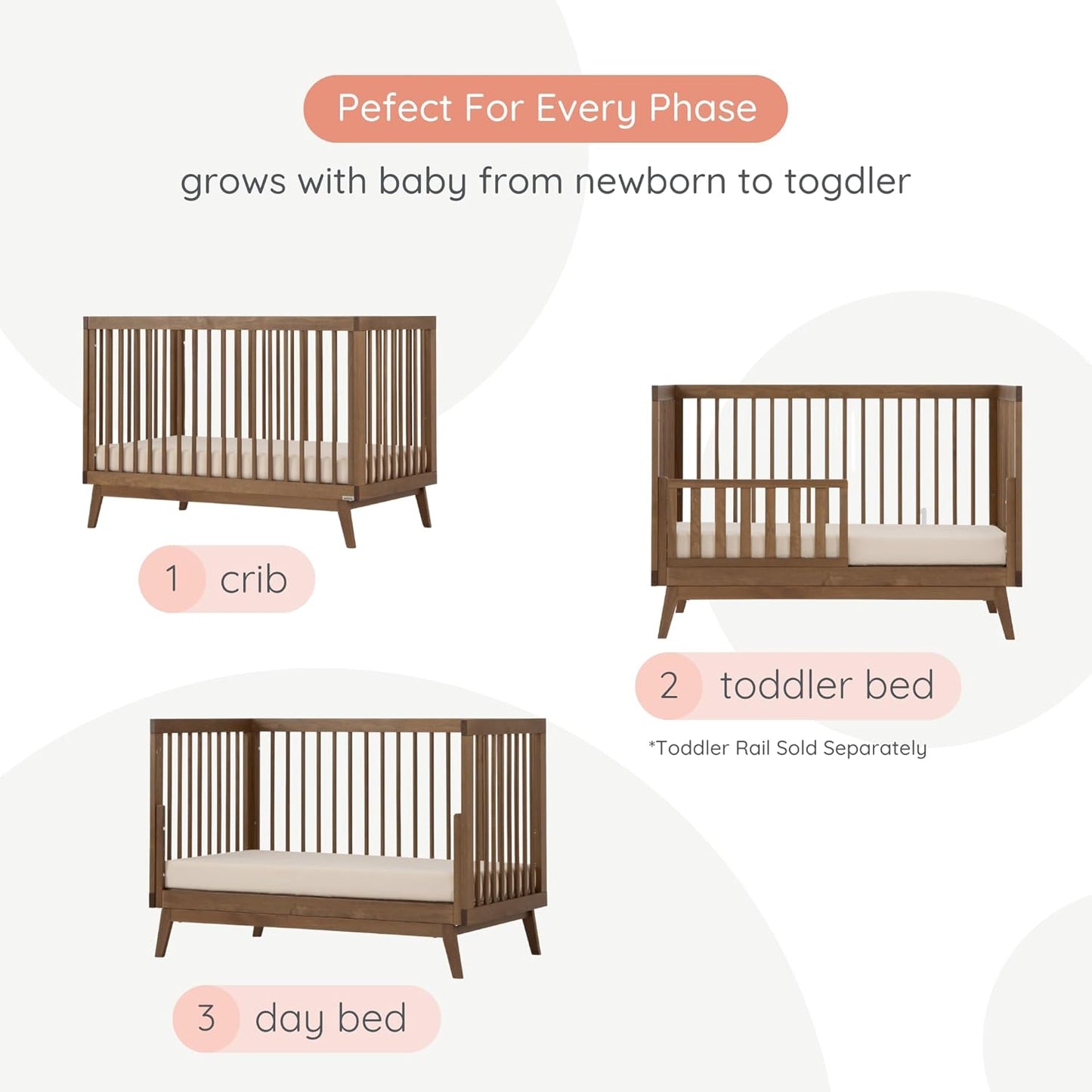 Orbsybaby Premium Convertible Crib