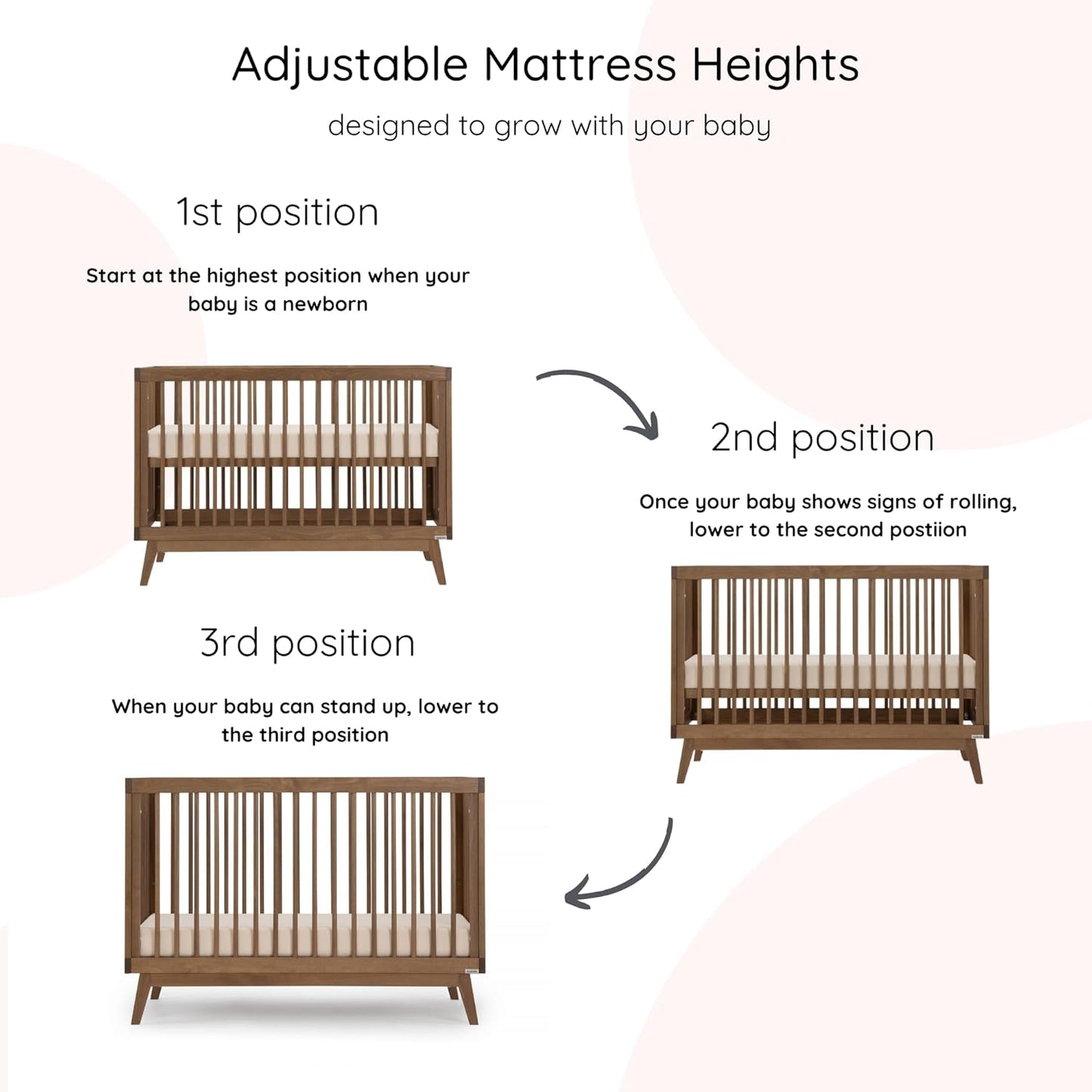 Orbsybaby Premium Convertible Crib