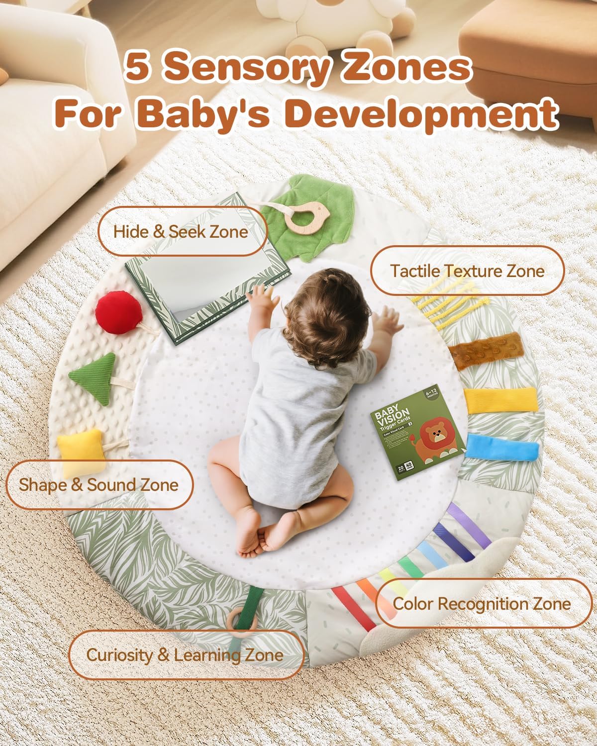 Orbsybaby Wooden Montessori Activity Gym